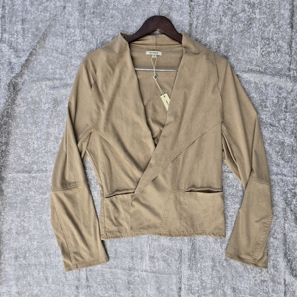 Women's  Fall Tan Jacket - Picture 6 of 7